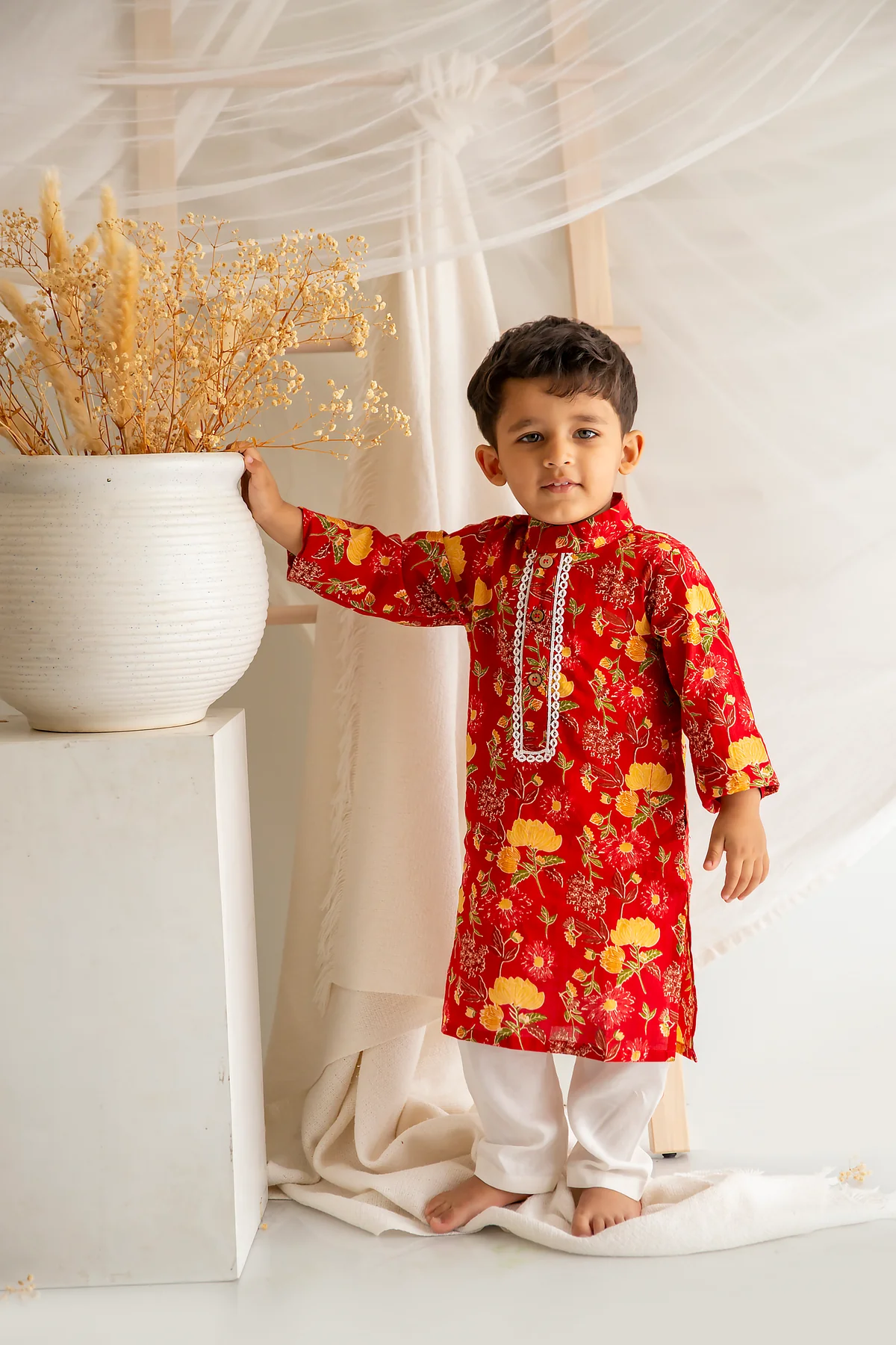 Scarlet Garden Kurta Set