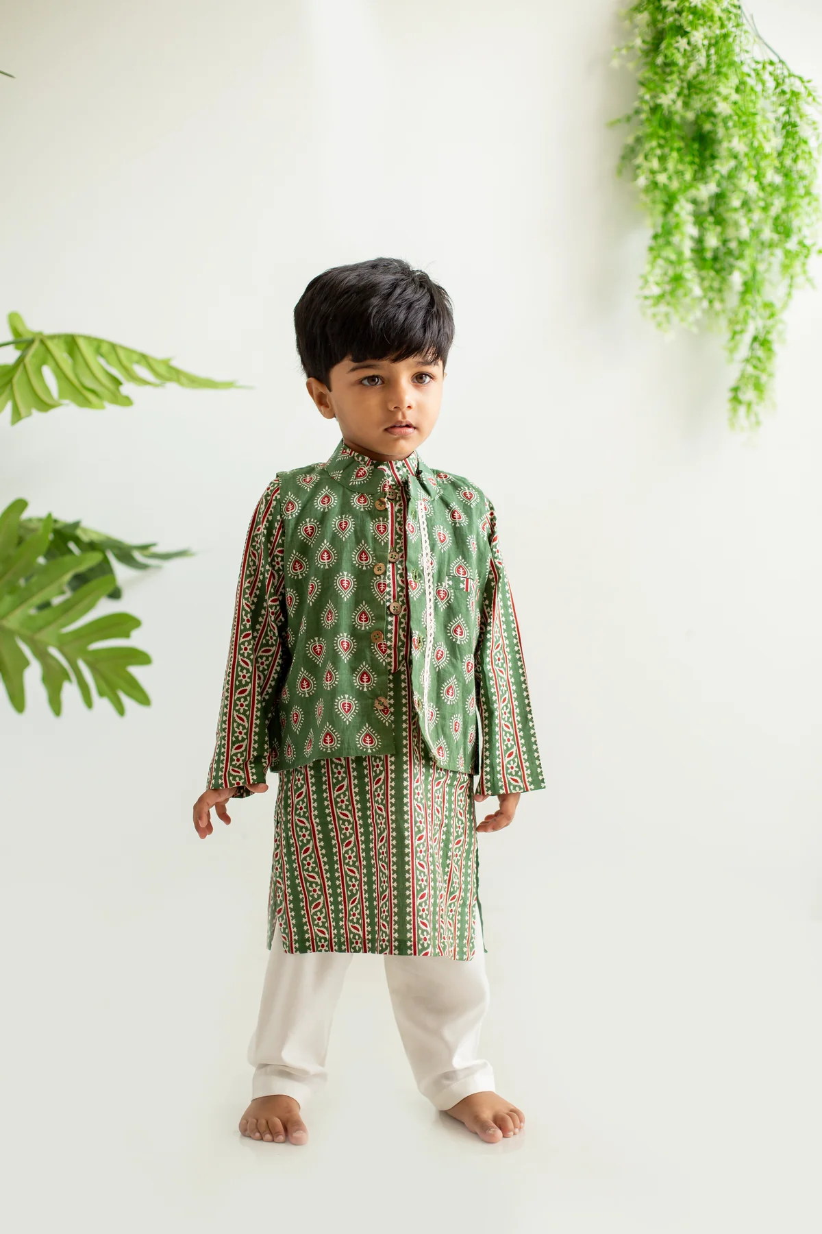 Emerald Buti Jacket Set