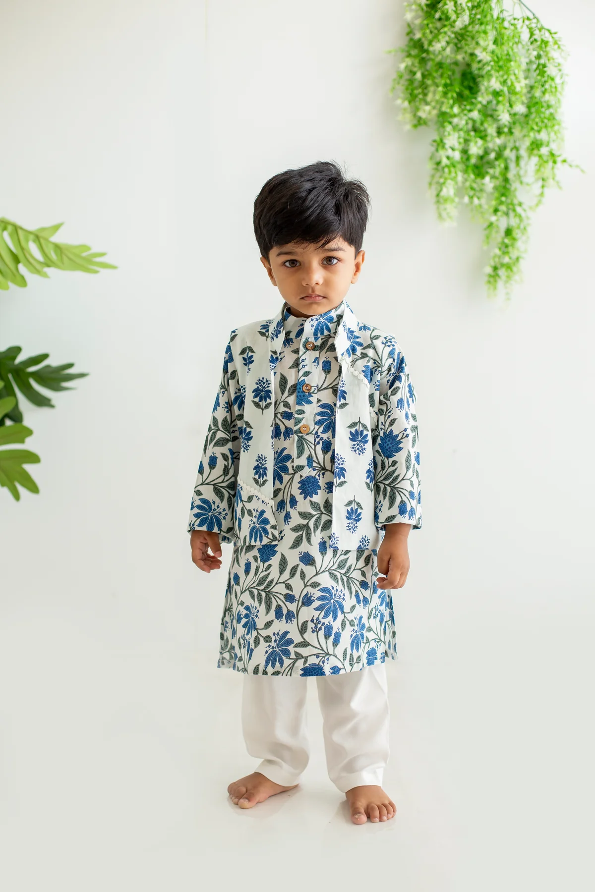 Indigo Garden Jacket Set