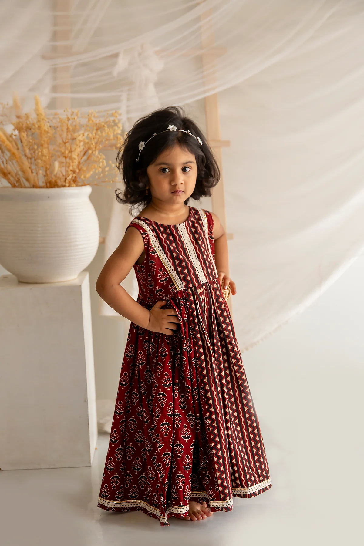 Ruby Panel Festive Dress