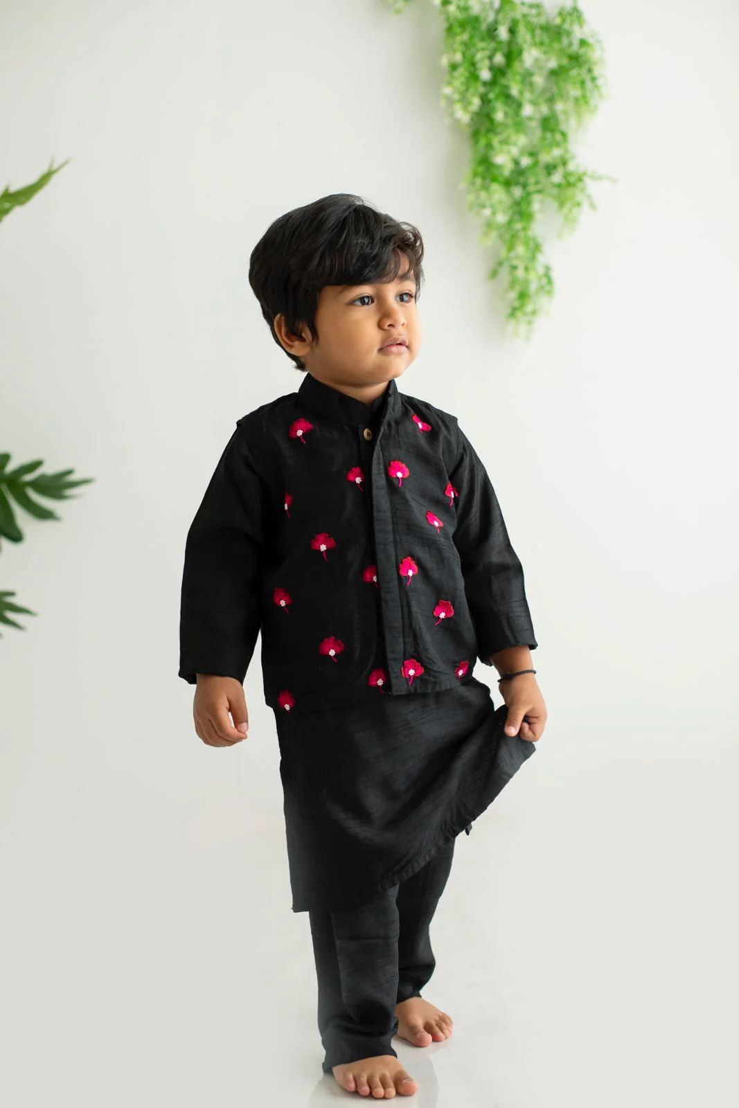 Noir Floral Bundi Set