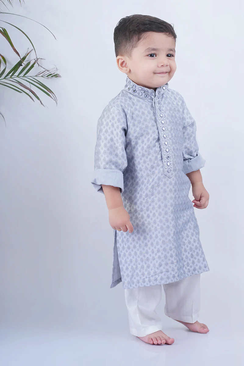Silver Mist Kurta Set